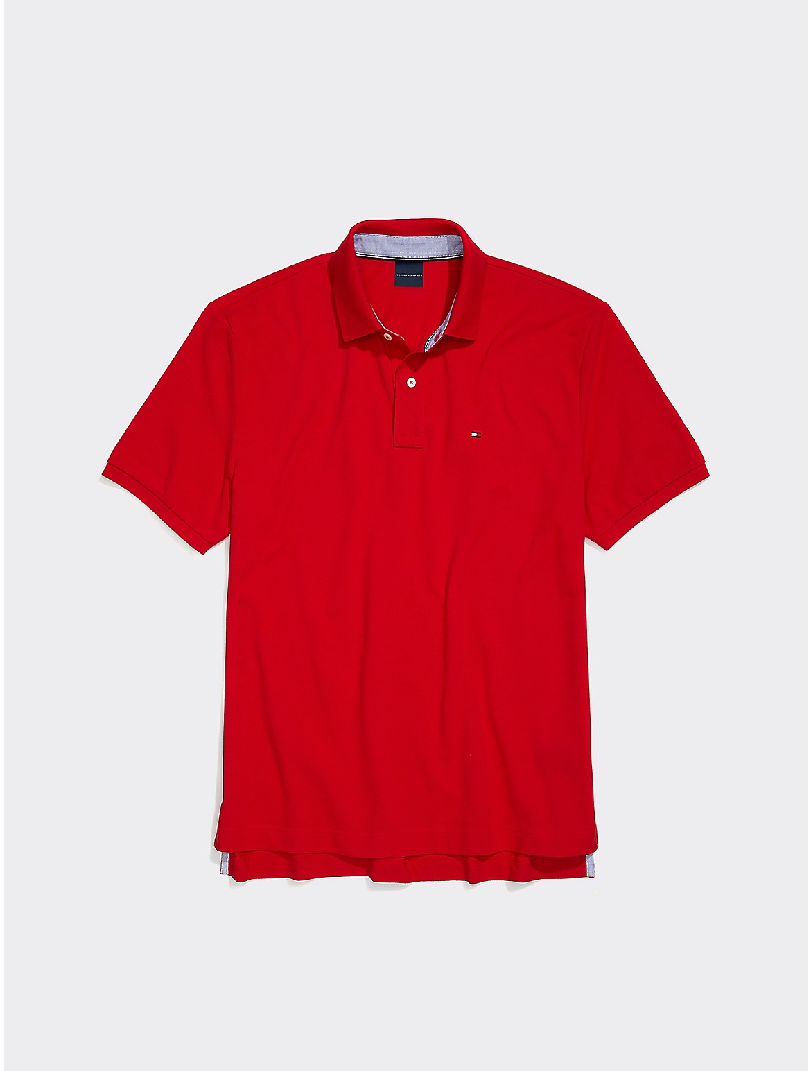 Tommy Hilfiger Regular Fit Polo In Apple Red