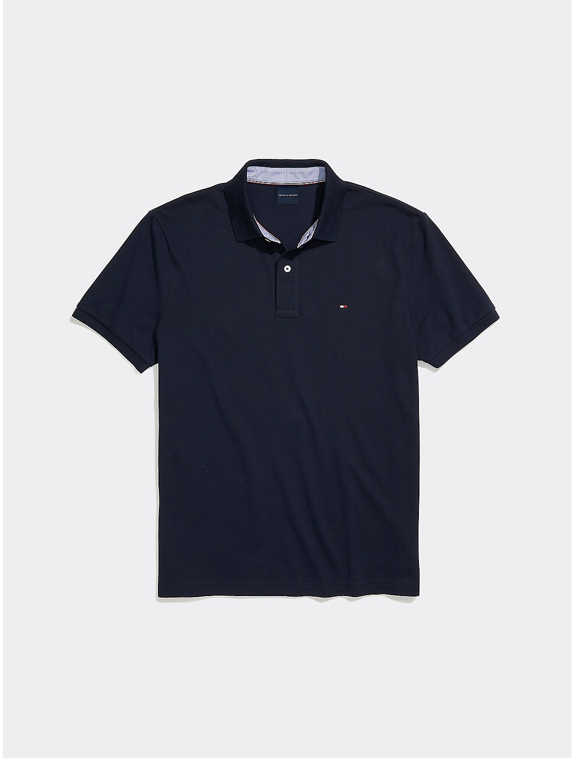 Tommy Hilfiger Custom Fit Polo In Sky Captain
