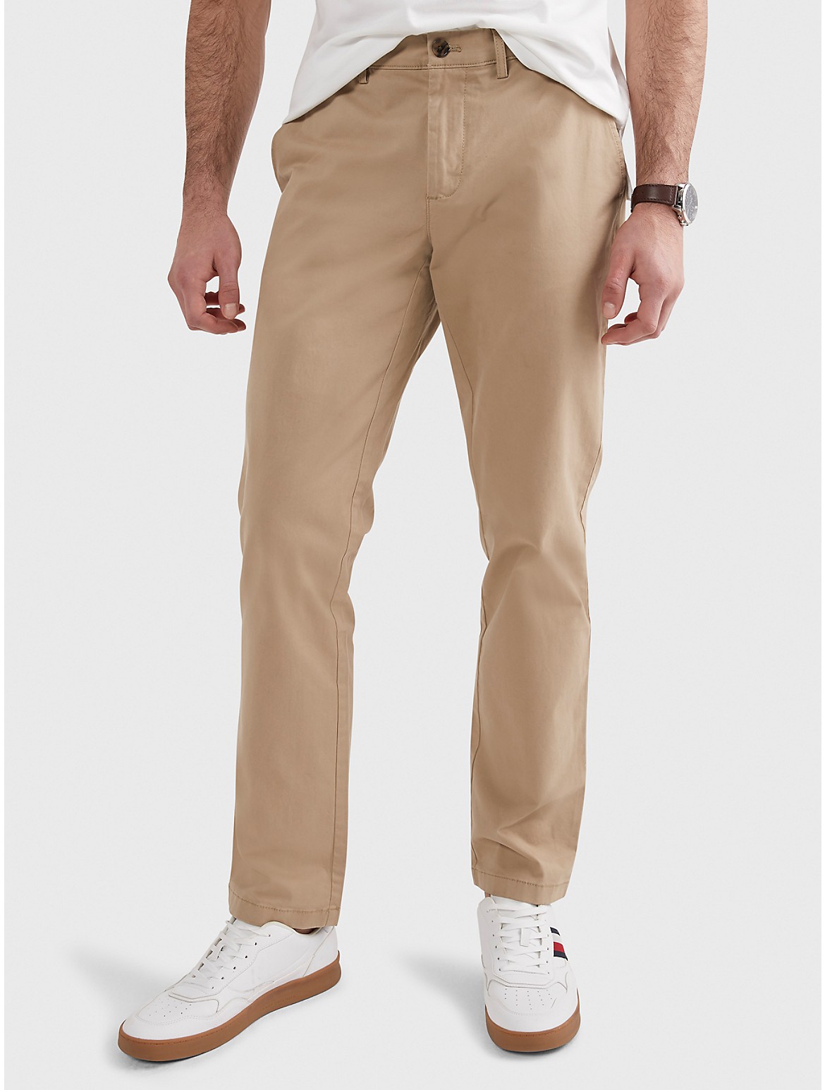 Tommy Hilfiger Custom Fit Comfort Stretch Chino In New Vintage Khaki