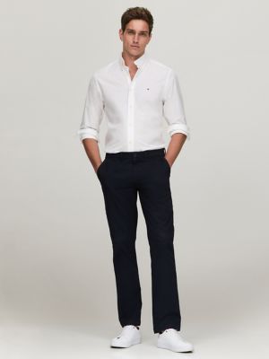 Pantalón slim Tommy Hilfiger de algodón para hombre