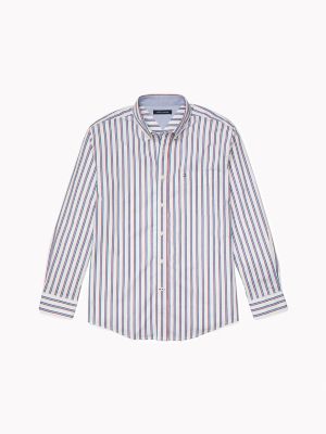 Classic Fit Stripe Shirt | Tommy Hilfiger