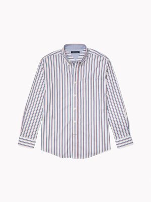 tommy hilfiger men's striped shirt