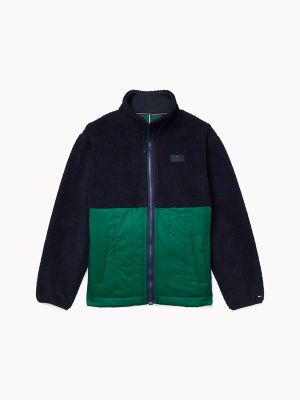 tommy hilfiger jacket colorblock puffer