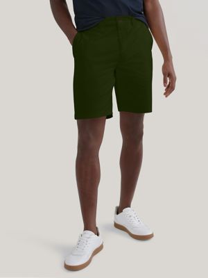 Straight Fit Twill 9" Chino Short, Wondrous Green