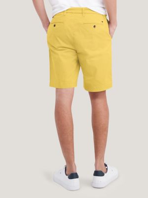 Straight Fit Twill 9" Chino Short, Yellow Warning