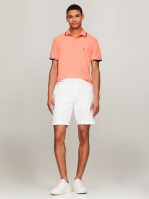 Regular Fit Tommy Wicking Polo, Peach Dusk