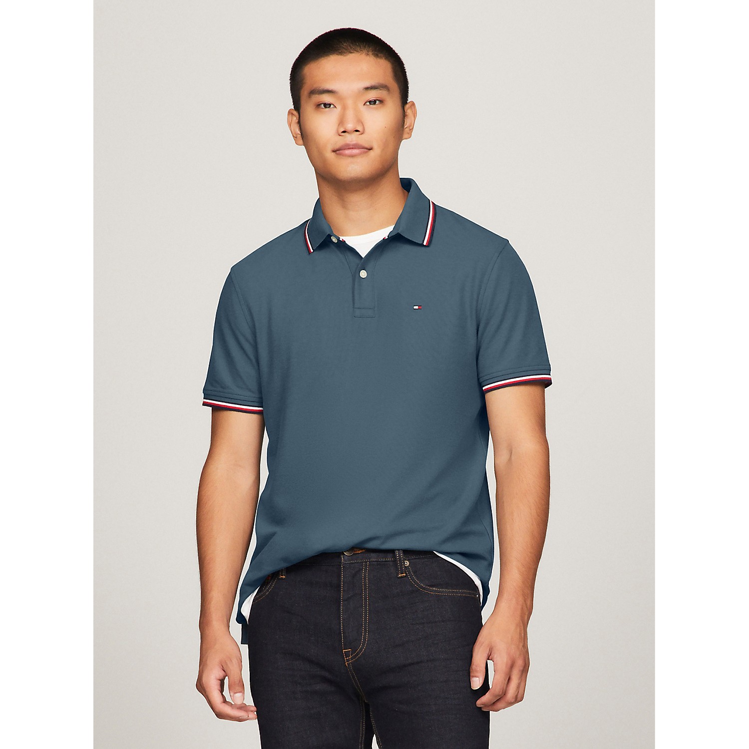 TOMMY HILFIGER Regular Fit Tommy Wicking Polo