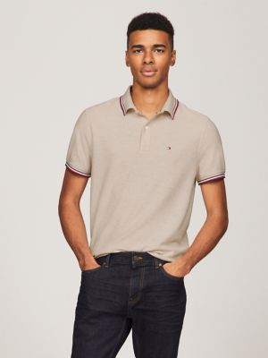 Regular Fit Tommy Wicking Polo, Stone