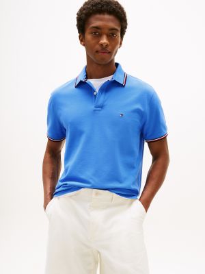Regular Fit Tommy Wicking Polo, Blue Spell