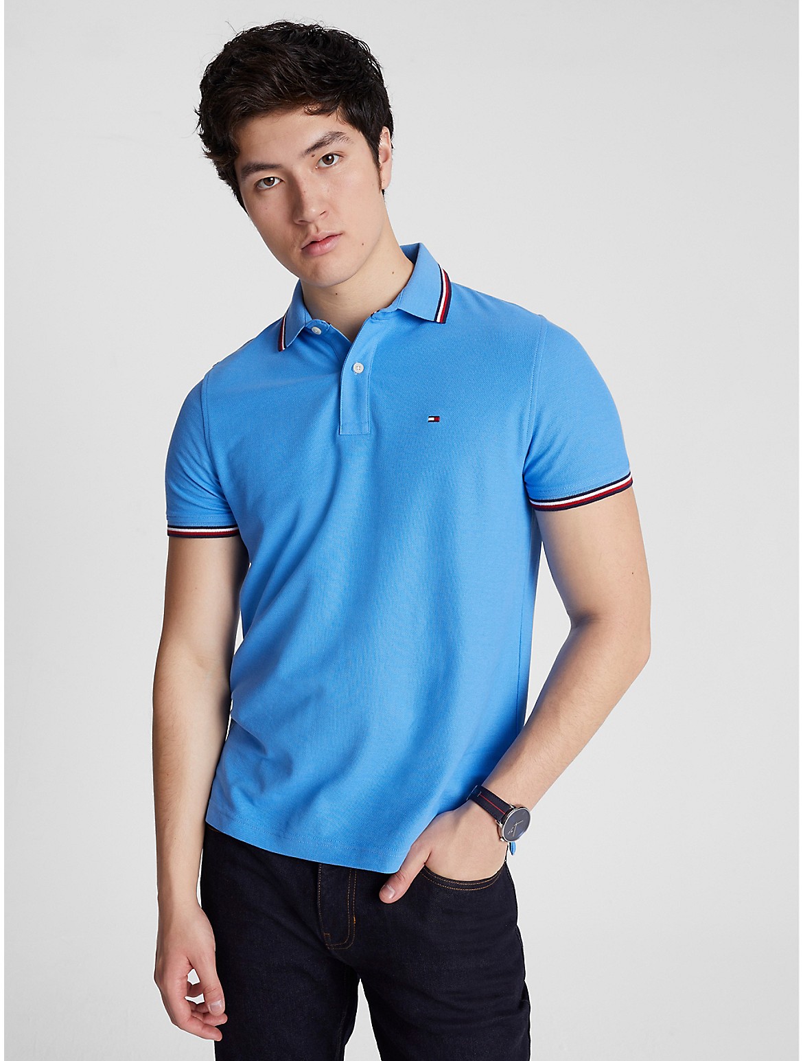 Tommy Hilfiger Men's Regular Fit Tommy Wicking Polo