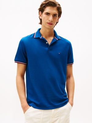 Regular Fit Tommy Wicking Polo, Deep Indigo