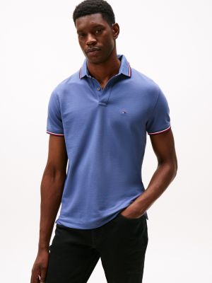 Regular Fit Tommy Wicking Polo, Bank Blue