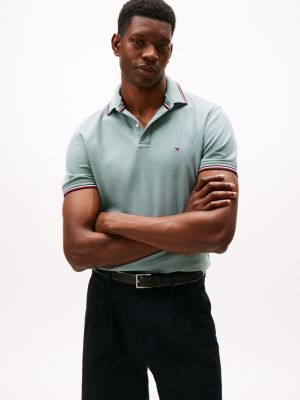 Regular Fit Tommy Wicking Polo, Smoky Blue