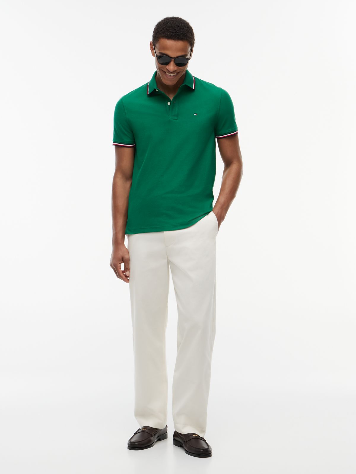 Regular Fit Tommy Wicking Polo — Nouveau Green