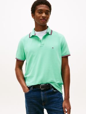 Regular Fit Tommy Wicking Polo, Miami Aqua