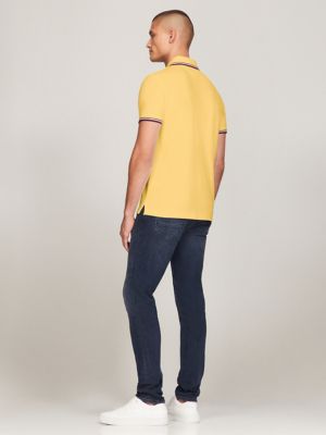 Regular Fit Tommy Wicking Polo, Daisy Yellow