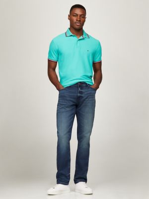 Regular Fit Tommy Wicking Polo, Water Garden