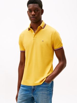 Regular Fit Tommy Wicking Polo, Mustard