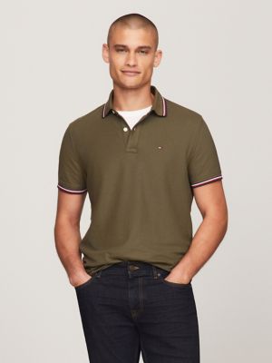 Regular Fit Tommy Wicking Polo, Army Green