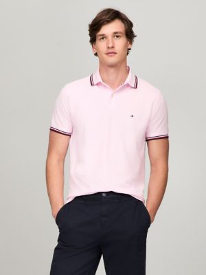 Regular Fit Tommy Wicking Polo, Simple Pink