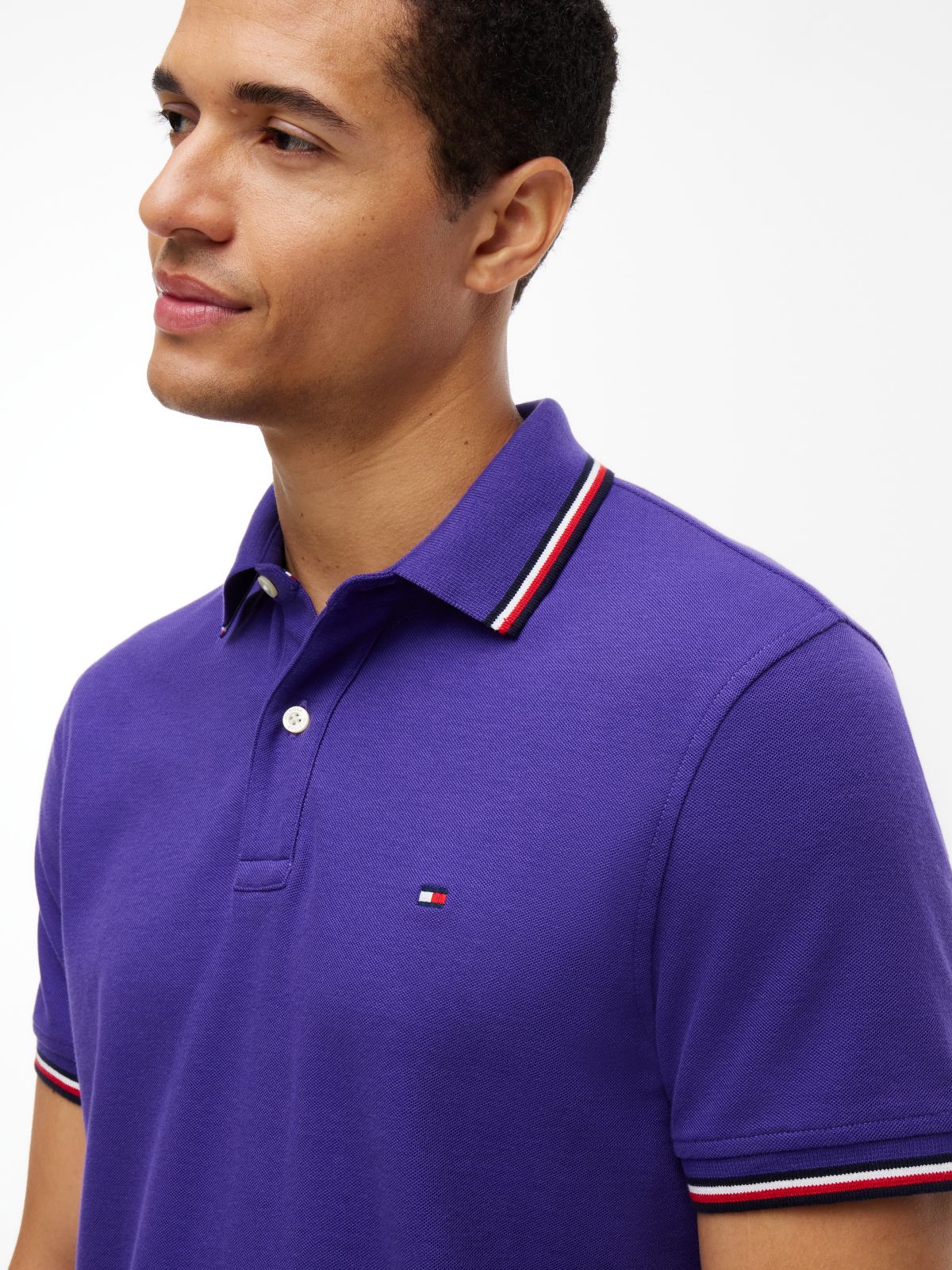 Regular Fit Tommy Wicking Polo — Winter Grape