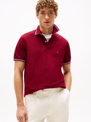 Regular Fit Tommy Wicking Polo, Rouge
