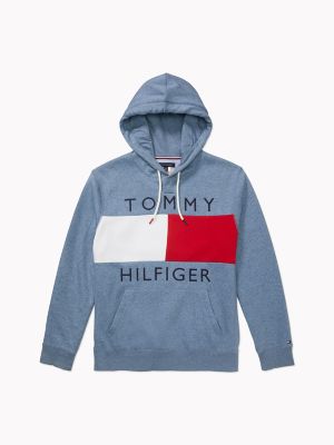 tommy hilfiger fleece flag hoodie