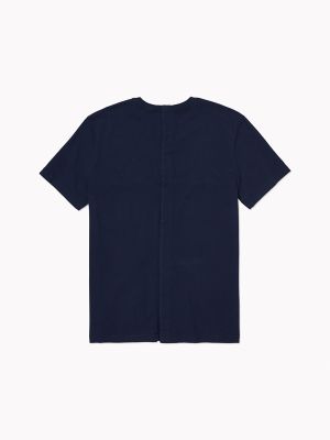 Seated Fit Signature Stripe T-Shirt, Sky Captain