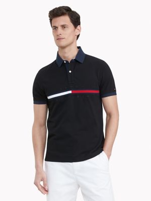 NEW TO SALE Essential Custom Fit Bar Stripe Polo
