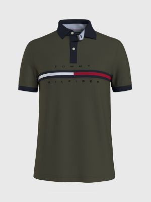 Polo tommy hot sale hilfiger verde