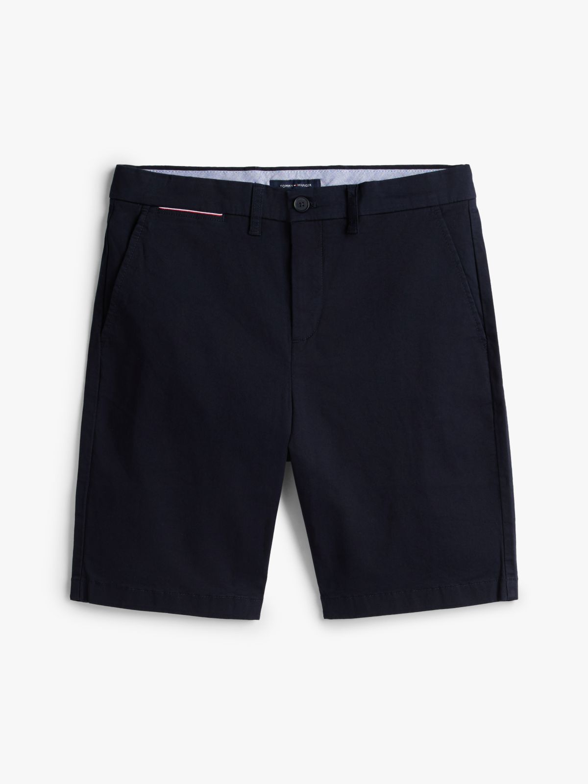 Straight Fit Twill 9" Chino Short — Navy