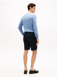 Straight Fit Twill 9" Chino Short — Navy 4