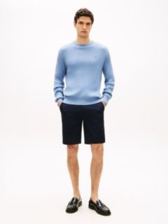 Straight Fit Twill 9" Chino Short — Navy 1