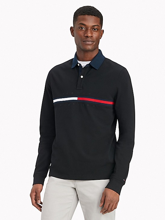 Tommy Hilfiger Men's Long Sleeve Classic Fit Polo Shirt