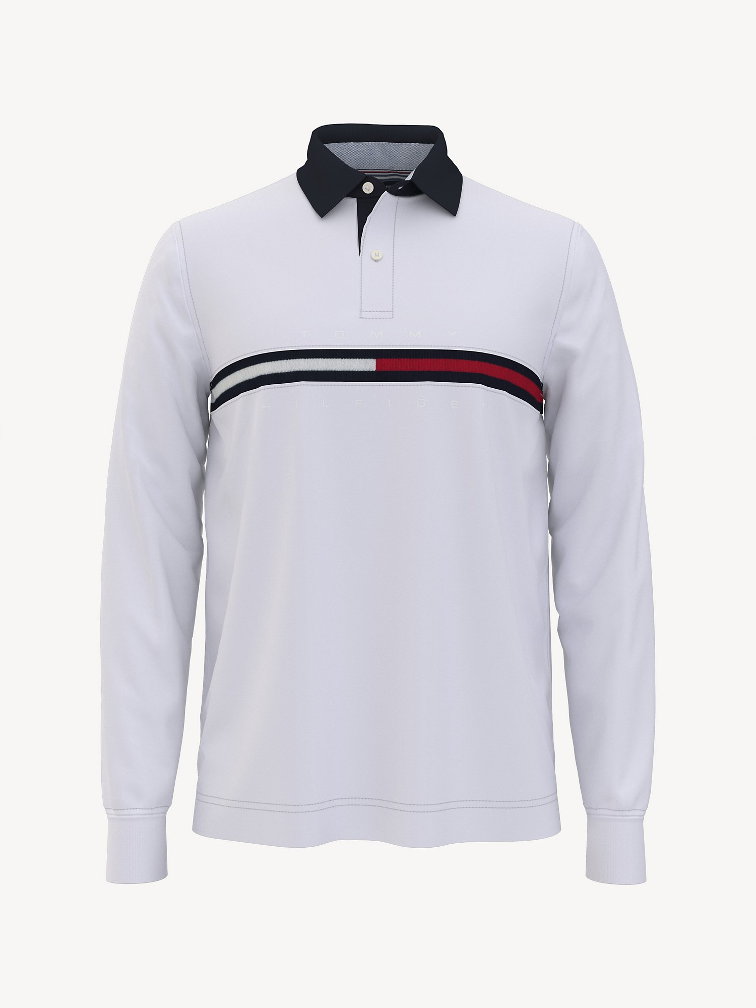 kold sortie Spis aftensmad Regular Fit Long-Sleeve Logo Polo | Tommy Hilfiger USA