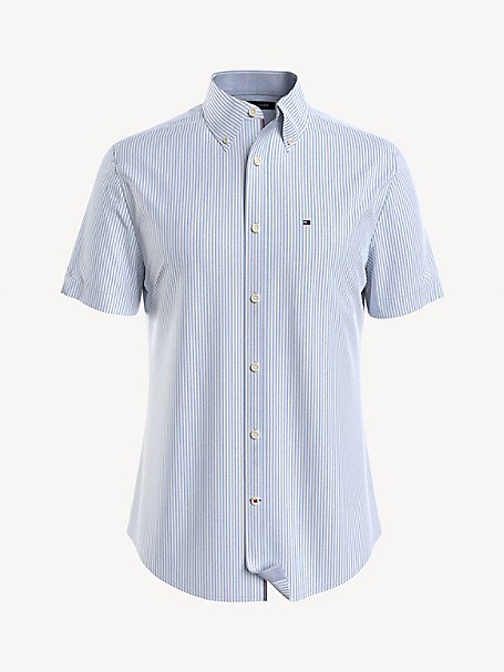 Casual Fit Linen Madras Shirt | Tommy Hilfiger