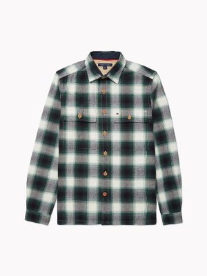 tommy hilfiger flannel jacket