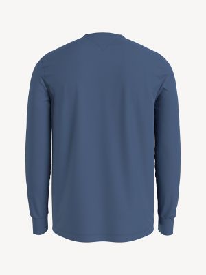 Tommy Long-Sleeve T-Shirt, Blue