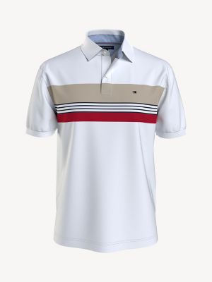 Tommy hilfiger chest clearance stripe polo