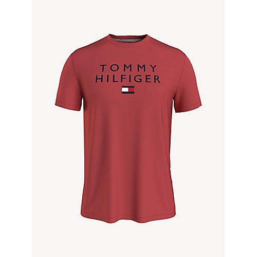 White Tommy Hilfiger Men's Flag Graphic T-Shirt 