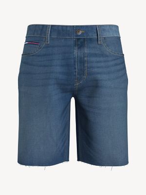 Relaxed Fit Light Wash Denim Short