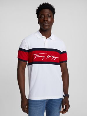 Tommy Hilfiger Slim Fit Colorblock Signature Polo In  