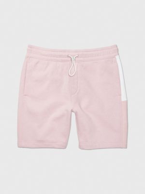 Colorblock Sweatshort, Pink Dust