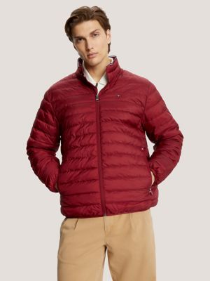 Light Weight Blouson Homme TOMMY HILFIGER ROUGE pas cher - soldes TOMMY  HILFIGER discount