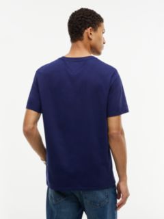 Embroidered Tommy Logo T-Shirt — Light Navy 4