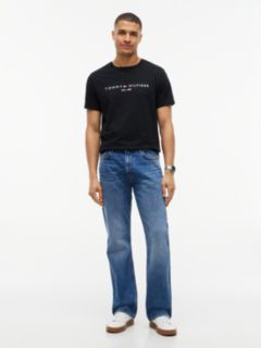 Embroidered Tommy Logo T-Shirt — Black 2