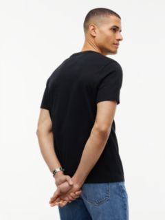 Embroidered Tommy Logo T-Shirt — Black 4