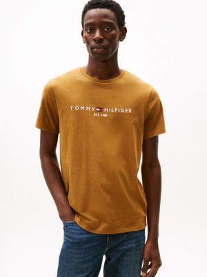 Embroidered Tommy Logo T-Shirt, Country Brown