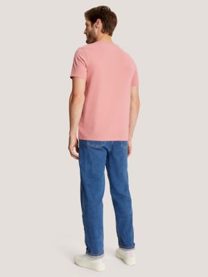 Embroidered Tommy Logo T-Shirt, Pink Blossom