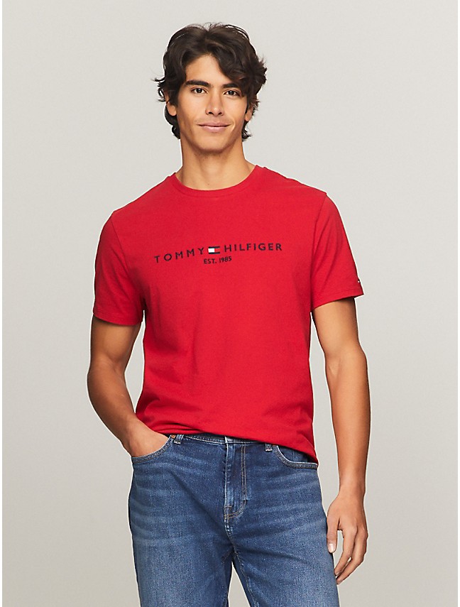 Grupo Lpoint® - Tshirt Tommy Hilfiger Logo Primary Red Mw0mw11797-xlg